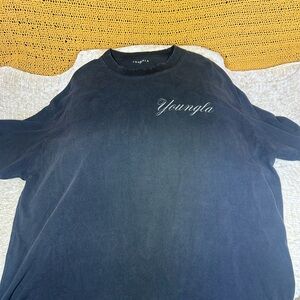 YoungLA Men's Black T-Shirt